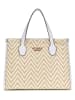 Guess Shopper bag w kolorze beżowo-białym - 31 x 22 x 12 cm
