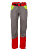 MILO Spodnie funkcyjne "Kulti" w kolorze szaro-czerwonym