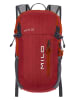 MILO Plecak "Pluyo 20" w kolorze szaro-czerwonym - 25 x 45 x 15 cm
