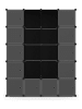 IDOMYA Essentials Multifunctionele kast zwart - (B)143 x (H)178 x (D)36 cm