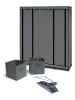 IDOMYA Essentials 13tlg. Kleiderschrank in Grau