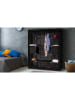 IDOMYA Essentials 13tlg. Kleiderschrank in Schwarz