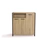 IDOMYA Essentials Schoenenkast "Alan" lichtbruin - (B)73,2 x (H)75 x (D)35 cm