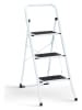 IDOMYA Essentials Opvouwbare ladder wit - (B)44,5 x (H)101,5 x (D)68,5 cm