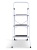 IDOMYA Essentials Opvouwbare ladder wit - (B)44,5 x (H)101,5 x (D)68,5 cm