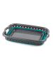 IDOMYA Essentials Wäschekorb in Blau/ Grün - (B)54 x (H)24 x (T)39,1 cm