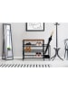 IDOMYA Essentials Schoenenkast "Elize" lichtbruin/zwart - (B)80 x (H)60 x (D)30 cm