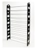 IDOMYA Essentials Schoenenkast zwart - (B)91 x (H)153 x (D)19 cm
