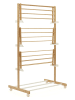IDOMYA Essentials Wäscheständer in Hellbraun - (B)85 x (H)150 x (T)65 cm