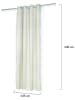 IDOMYA Essentials 2er-Set: Gardine in Beige - (L)240 x (B)135 cm