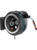 Gardena 9tlg.Akku-Wand-Schlauchbox- Set "PowerRoll XL" in Grau - (H)61 cm