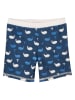 Playshoes 2-delige zwemoutfit "Walvis" donkerblauw/crème