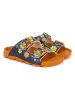 Calceo Slippers donkerblauw/meerkleurig
