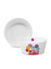 ppd Kom "Super Bouquet" wit/meerkleurig - Ø 15 cm
