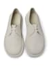 Camper Leder-Schnürschuhe in Creme