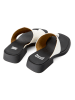 Camper Leren teenslippers wit/zwart