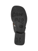 Camper Skórzane klapki w kolorze czarnym