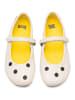 Camper Leren ballerina's crème