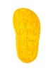 Camper Skórzane sandały w kolorze złoto-żółtym