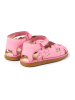 Camper Skórzane sandały w kolorze jasnoróżowym