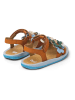 Camper Skórzane sandały w kolorze jasnobrązowym