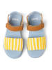 Camper Sandały w kolorze jasnobrązowo-błękitno-żółtym