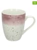 Andrea Fontebasso 1760 2er-Set: Jumbotasse "Edge Shade" in Rosa/ Creme - 350 ml