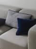 Blomus Kussenhoes "Velvet" donkerblauw - (L)40 x (B)40 cm