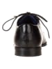 Bugatti Leder-Schnürschuhe in Schwarz