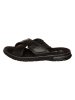 Bugatti Leren slippers zwart