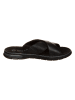 Bugatti Leren slippers zwart