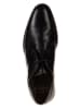 Bugatti Leder-Schnürschuhe in Schwarz