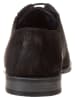 Bugatti Leder-Schnürschuhe in Schwarz