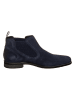Bugatti Leder-Chelsea-Boots in Dunkelblau