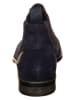 Bugatti Leder-Chelsea-Boots in Dunkelblau