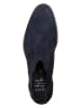 Bugatti Leder-Chelsea-Boots in Dunkelblau