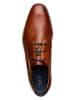 Bugatti Leder-Schnürschuhe in Hellbraun