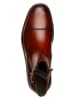Bugatti Leder-Ankle-Boots in Hellbraun