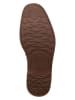 Bugatti Leder-Ankle-Boots in Hellbraun