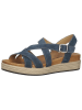 bama Leren sandalen blauw