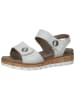 bama Leder-Sandalen in Silber