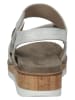 bama Leder-Sandalen in Silber
