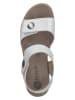 bama Leder-Sandalen in Silber