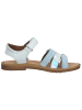 bama Leder-Sandalen in Hellblau