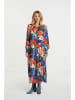 Rich & Royal Jurk blauw/rood