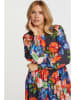 Rich & Royal Jurk blauw/rood