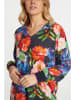 Rich & Royal Blouse donkerblauw/rood