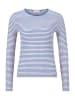 Rich & Royal Longsleeve blauw/wit