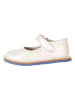 lamino Leder-Barfuß-Ballerinas crème
