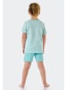 Schiesser Pyjama in Türkis